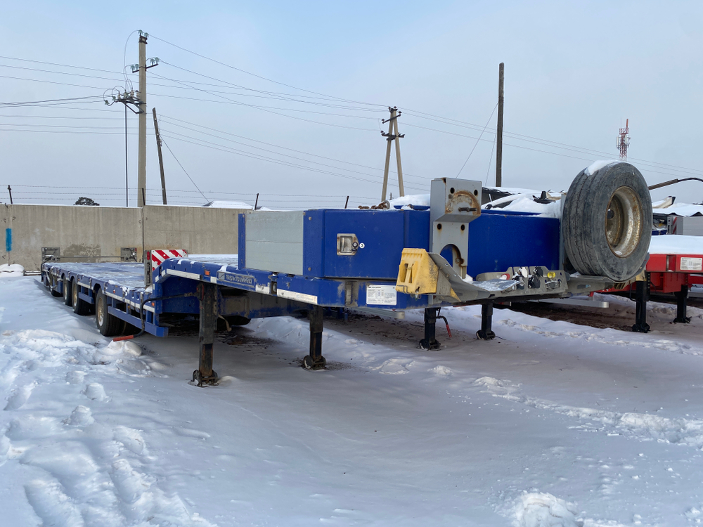 Тверьстроймаш 9939* Полуприцеп тяжеловоз 4 оси 993941-0023 (Раздвижной)