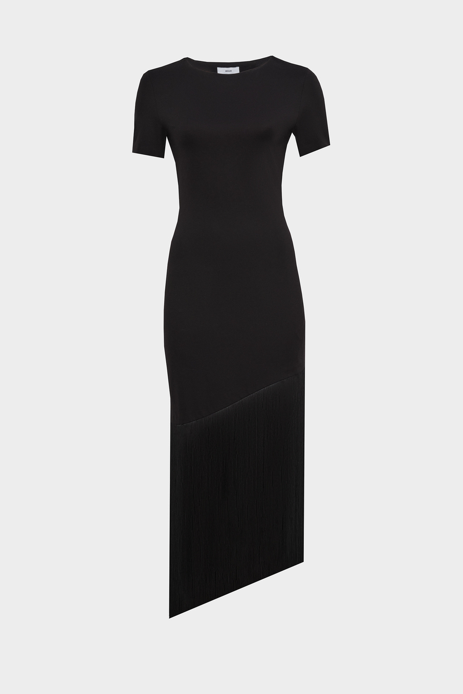 Платье приталенное с бахромой