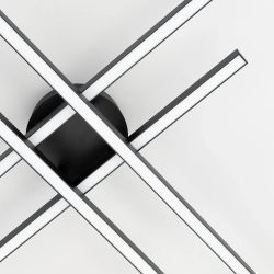 Citilux Стиг CL203141 LED Люстра потолочная с пультом Чёрная