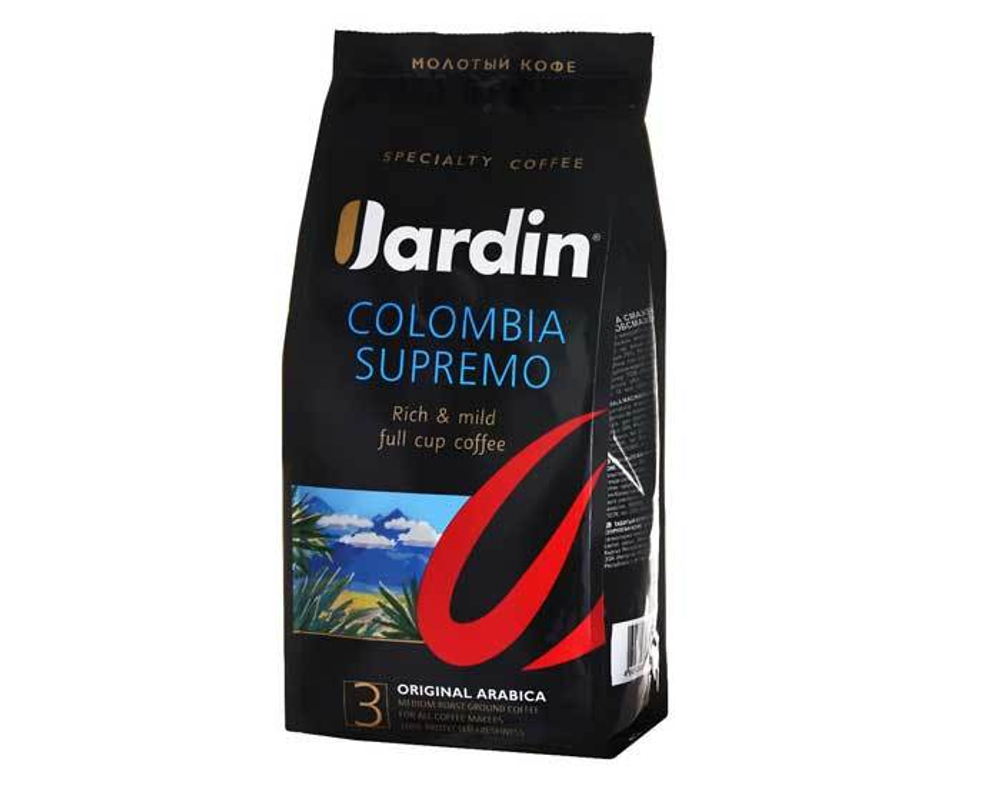 Кофе молотый Jardin Colombia Supremo, 250 г