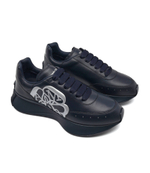 Кожаные кроссовки spitint Alexander McQueen - темно-синий(727377 WIC9I)