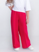 Брюки палаццо для девочки розовые