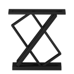 Подстолье №13, Z-образное, 60х12х70см, черное, п.т. 4х4/4х2см