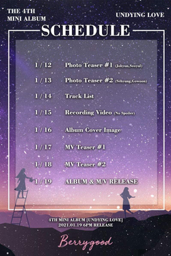 Альбом Berry Good - Undying Love 4th Mini Album