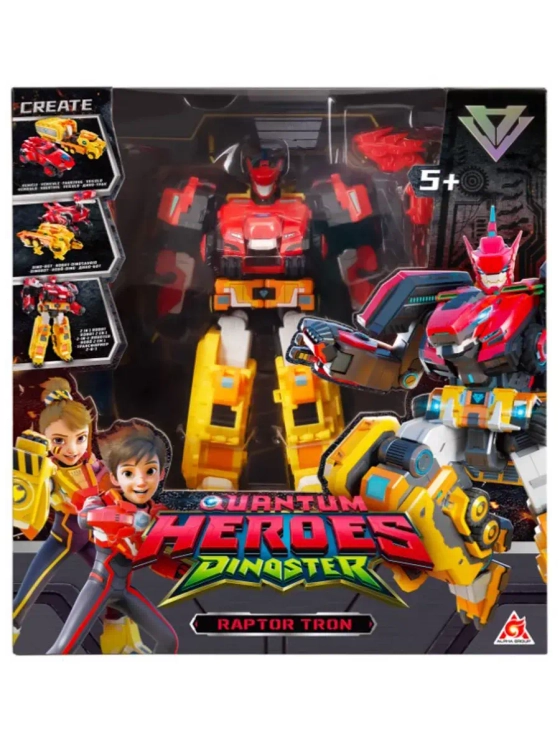 Диностер. Мега-трансформер 4-в-1 Раптор Трон 42127