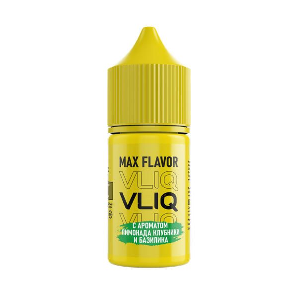 Купить VLIQ Max Flavor 27 мл - Лимонад Клубника Базилик