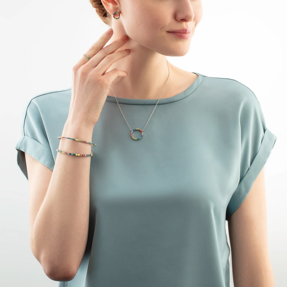 Кольцо Coeur de Lion Multicolour Silver 0146/40-1517 58