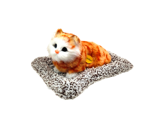 Мягкая игрушка Котята на пледе со звуком "Мяу"в ассорт.