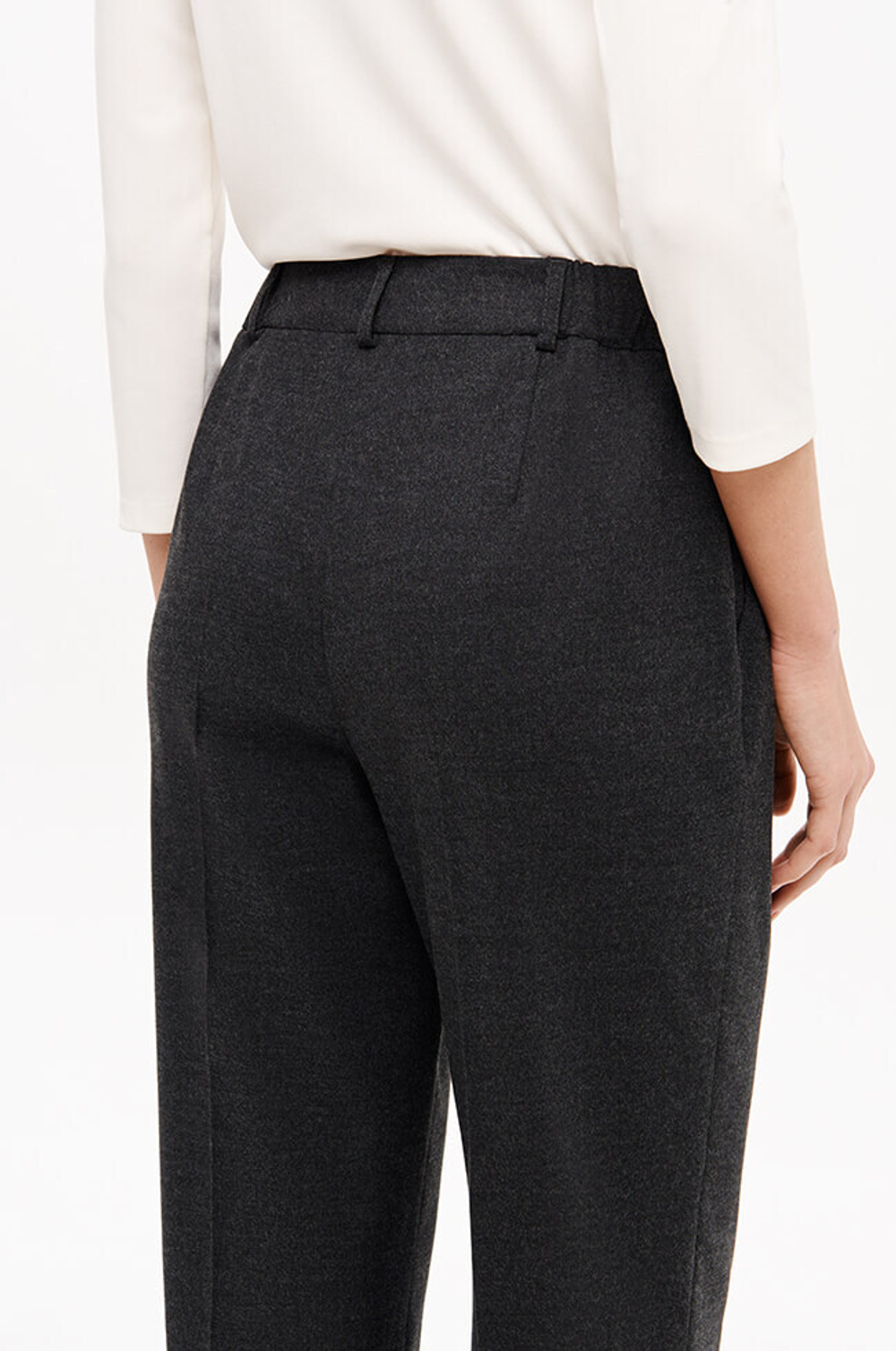 31197 Брюки женские (темно-серый)