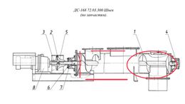 ДС-168 72.03.300 Шнек  (по запчастям).