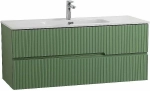 Тумба с раковиной Cezares DUET-N 120 DUET-N-1200-2C-SO-PS-P фисташковый софт