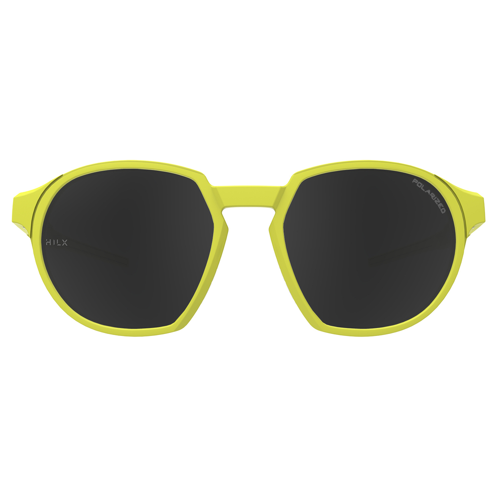 Спортивные очки HILX Orion / Matt Solid Yellow / Black Polarized Lens
