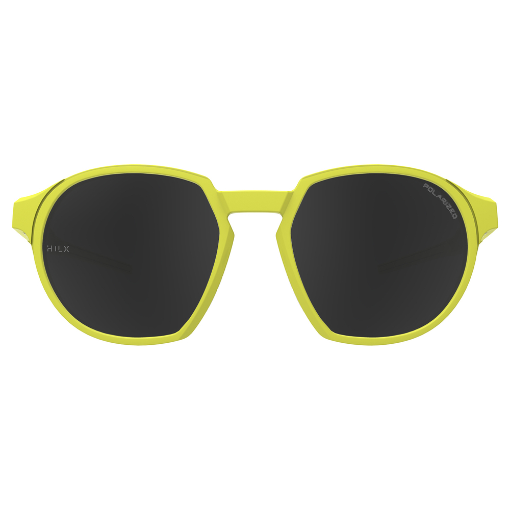 HILX Orion / Matt Solid Yellow / Black Polarized Lens