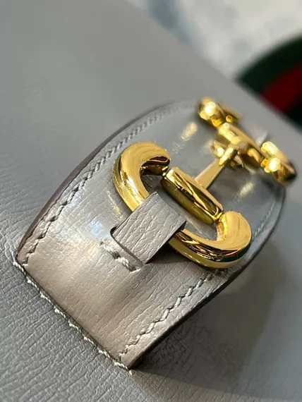 Сумка Gucci 1955 Horsebit серый