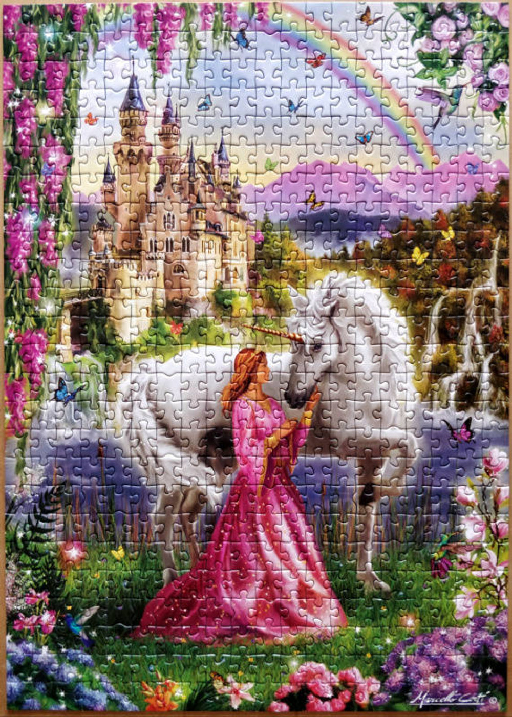 Пазл Educa, "Фея и единорог", арт.17985, 500 деталей, от 10 лет