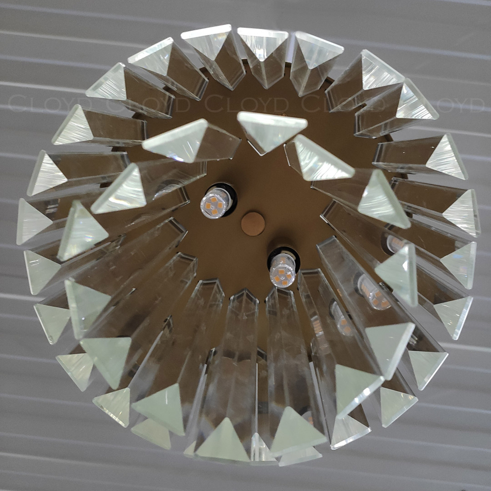 Подвесной светильник Cloyd BROTIGAN-A P4 / Ø20 см - латунь (арт.10577)