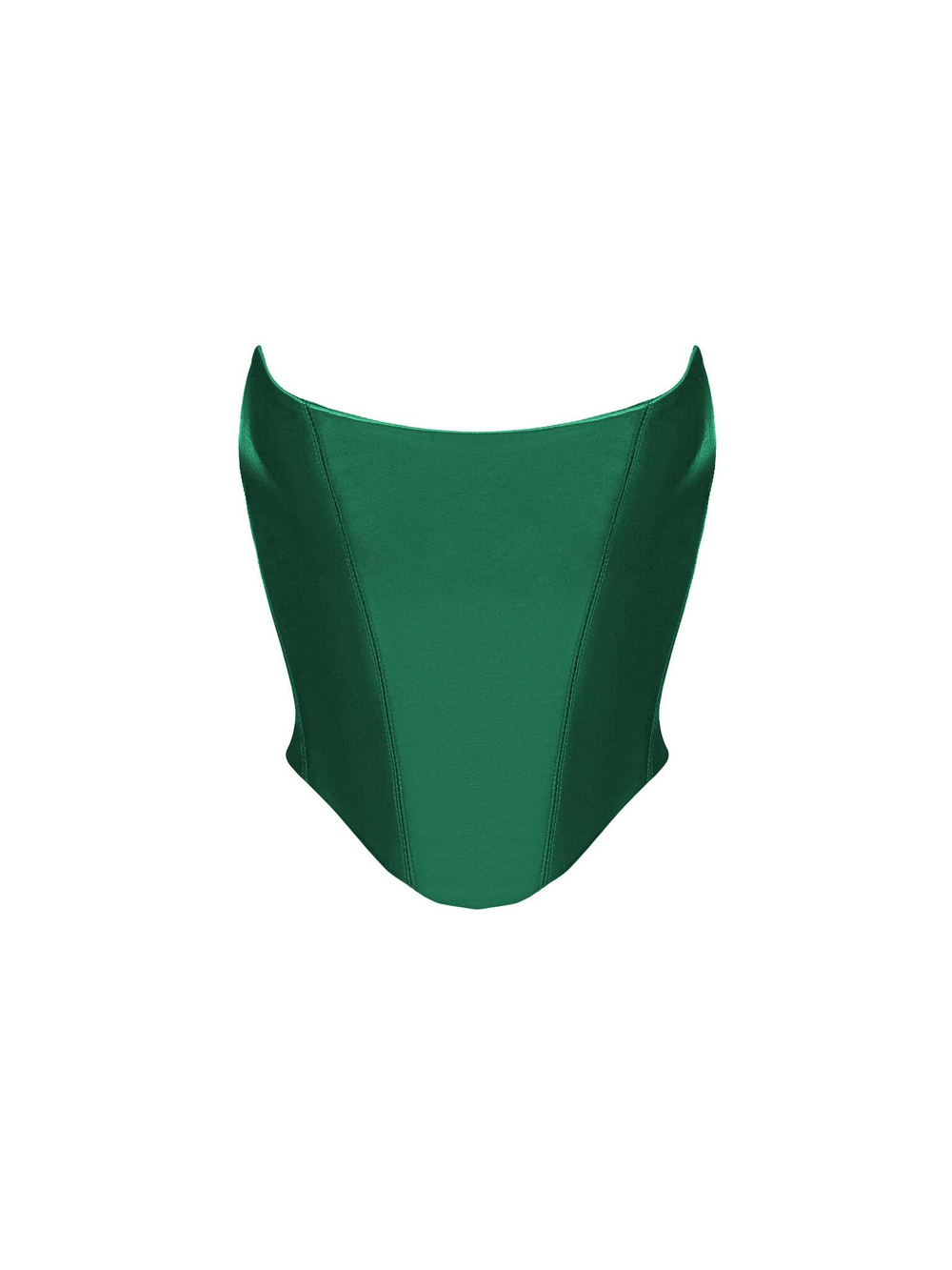 Блуза корсетного типа из эко-кожи с отстрочками