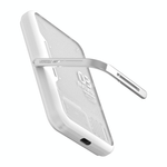 Внешний аккумулятор MagSafe с подставкой Aulumu M03 Battery Pack (3500 мА·ч) Внешний аккумулятор в футуристическом стиле | Беспроводная зарядка: Qi 5 Вт. Проводная зарядка: нет. Есть LED-индикация. Энергоёмкость — 12,95 Вт·ч