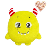 Игрушка с вишневыми косточками "Разогрелка Монстрик Чииз" (Мякиш)