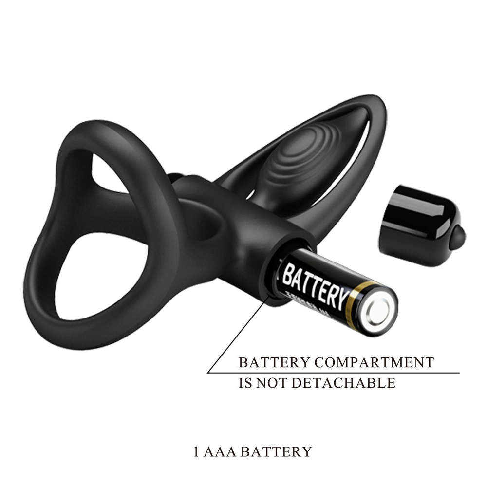 Эрекционное кольцо Baile Pretty Love с подхватом, 10 режимов, 9,9 см