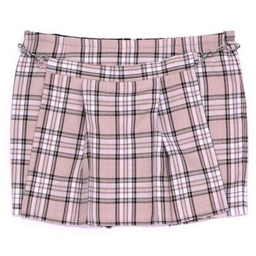 Юбка шотландская с передником бежевая (102)