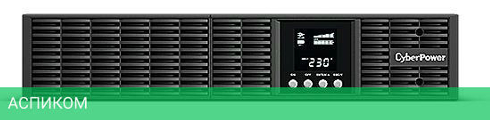 Источник бесперебойного питания Cyberpower 2000VA/1800W черный (OLS2000ERT2U)