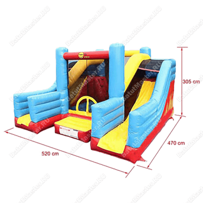 Коммерческий надувной батут "Двойной эффект-1"