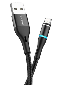 Магнитный кабель BU16 Micro-usb с коннектором micro  в комплекте / магнитная зарядка на микро