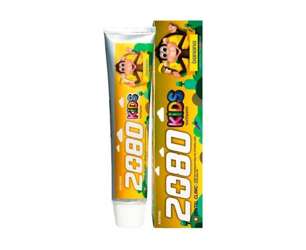 Детская зубная паста с бананом Dental Clinic 2080 KIDS Toothpaste Banana