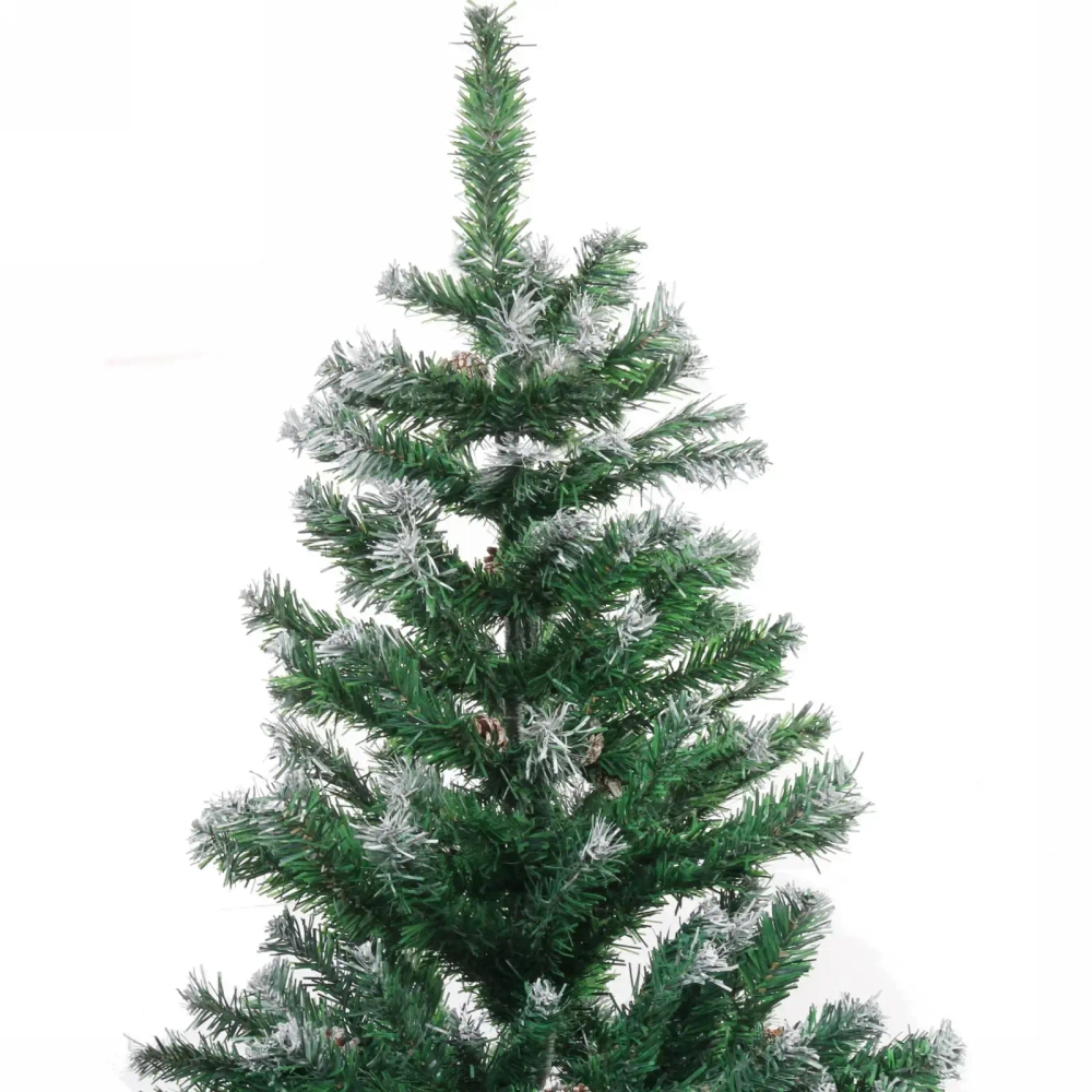 Ёлка «Зимний вечер» 210 см, ПВХ с шишками (1400 веток)