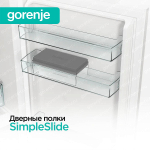 Отдельностоящий двухкамерный холодильник Gorenje NRK6201PW4