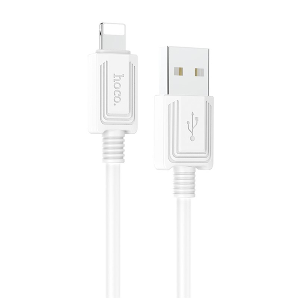 Кабель Hoco X73 Lightning 2.4А белый 1 м