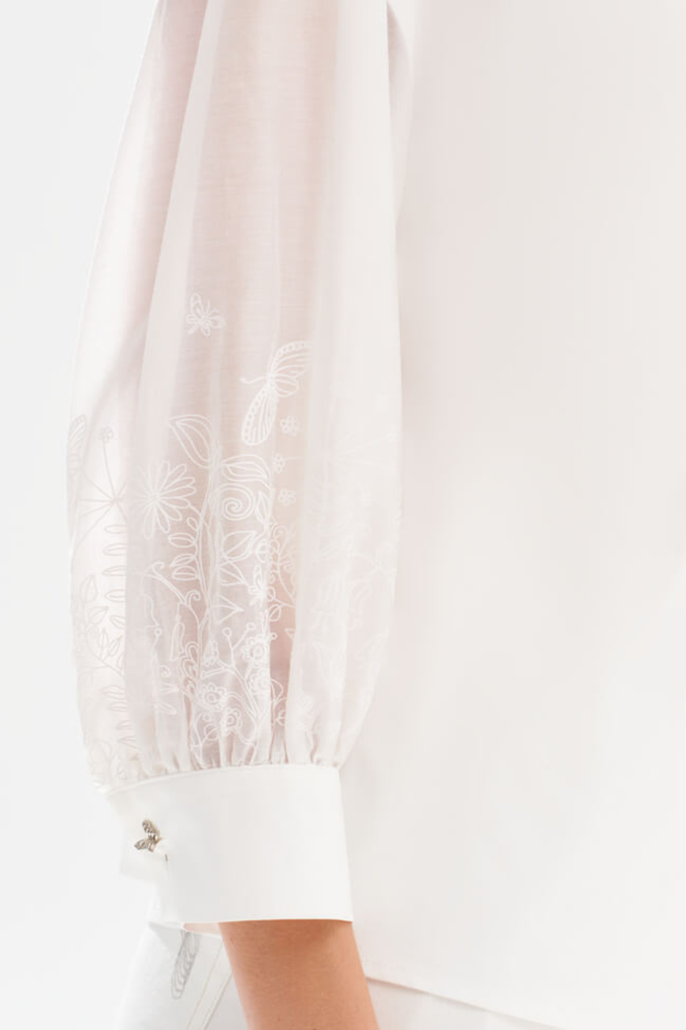 23509 Блузка женская (молочный)