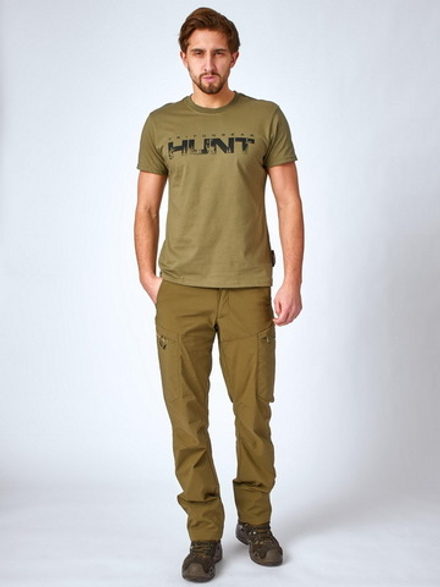 Футболка  "HUNT" TRITONGEAR хаки