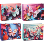 Пакет подарочный «Невероятная бабочка» 39*30*11 см, микс