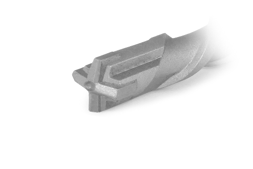 Бур MESSER по бетону 12,0х160 с хвостовиком SDS-Plus, тип "+"
