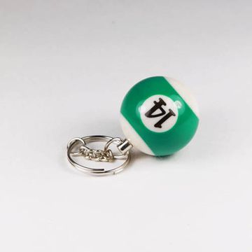 Брелок Шар "14" (зеленый)