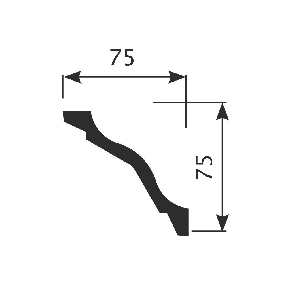 Карниз потолочный КX028