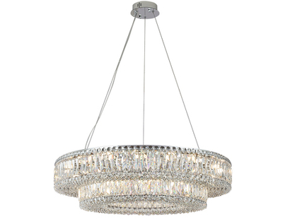 Подвесная люстра Newport VALENCIA 8450+28/S chrome, М0070080