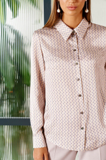 22623 Блузка женская (геoметрический принт)