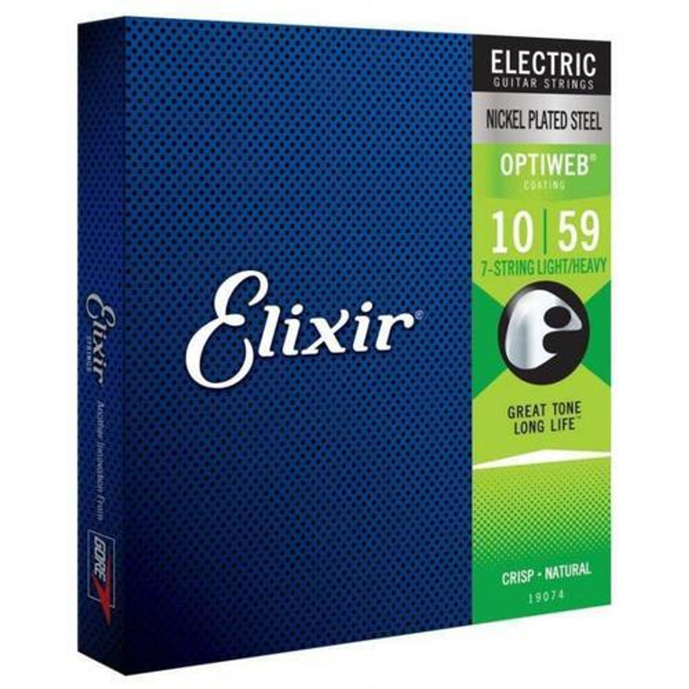 Струны для электрогитар Elixir 19074 Optiweb