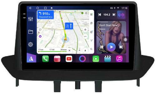 Магнитола для Renault Fluence/Megane 2009-2017 - FarCar S400-TS18 монитор 9.5" QLED на Android 14, CarPlay, 4G SIM-слот