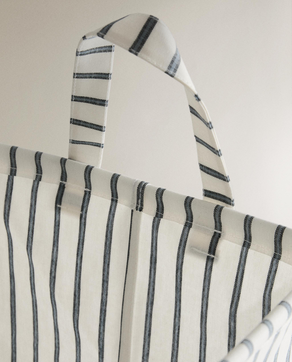 Zara Home Корзина из хлопка, цвет синий, 58 см