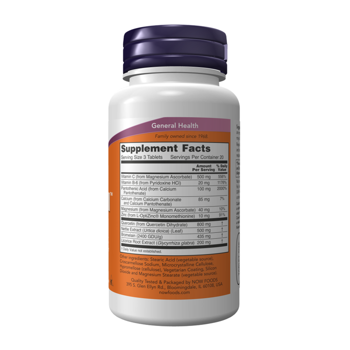 Добавка для здоровья дыхательной системы, Respir-All, Now Foods, 60 таблеток 2