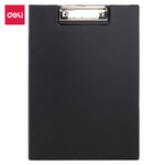 Папка-планшет с крышкой DELI А4, черная