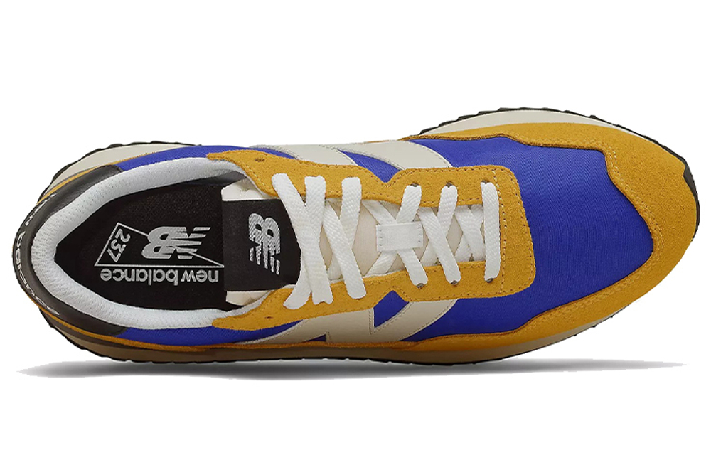 New Balance NB 237 low-cut sports casual shoes for men and women with the same yellow and blue