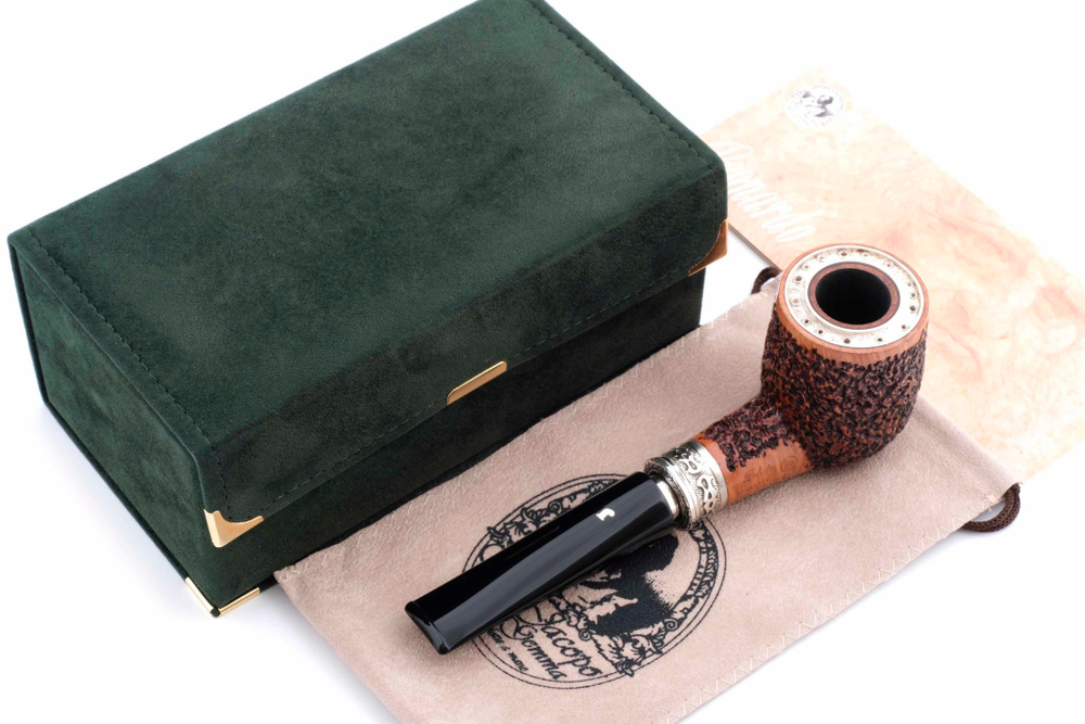 Трубка SER JACOPO Leonardo da Vinci Rustic Straight в шкатулке