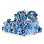 Модель ин. мет. "Десантный катер Камуфляж" 18см. свет-звук люк, солдат, коробка MURENA-16SLMIL-FIGBU (Т