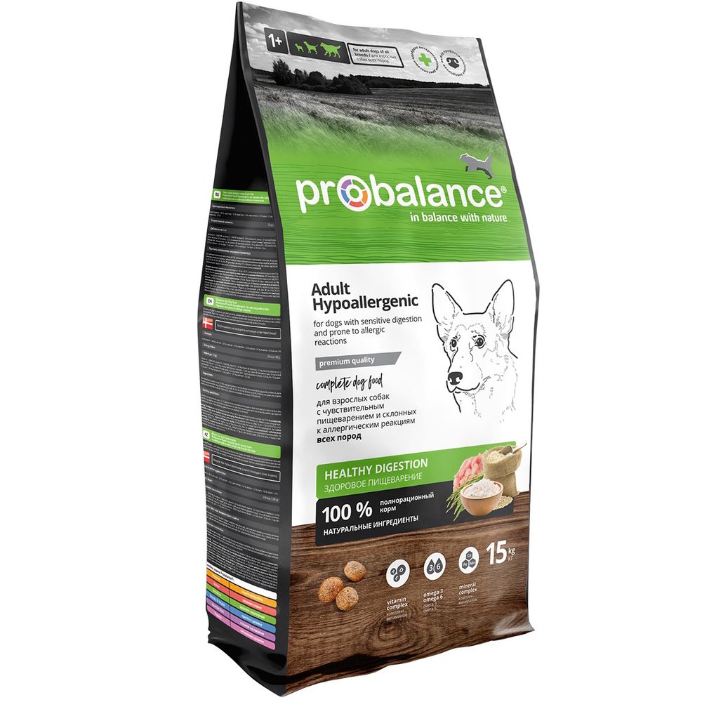 Сухой корм ProBalance Hypoallergenic для взрослых собак всех пород, гипоаллергенный Сухой корм ProBalance Hypoallergenic для взрослых собак всех пород, гипоаллергенный