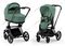 Детская коляска Cybex Priam IV 2 в 1 Leaf Green шасси Matt Black